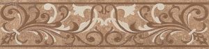 Бордюр из керамогранита Soul dark brown border PG 01