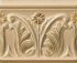 Бордюр из керамогранита Rialto Crema List. Floreale Pain. G30053