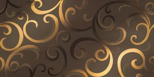 Декор настенный керамический  MARK Moka Gold Damask