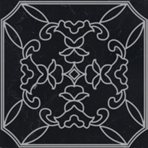 Вставка из керамогранита Tozz.Classico Nero Marquinia Argento