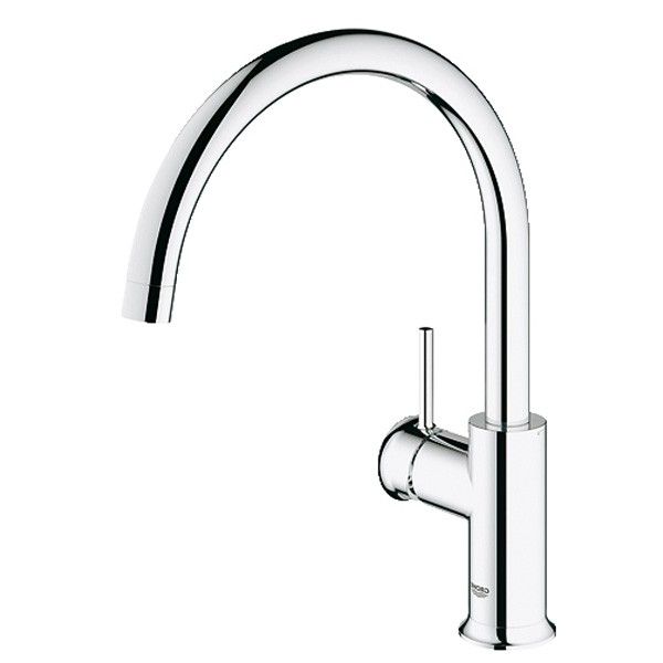 Смеситель для мойки BauClassic, с поворотным изливом, 31234000