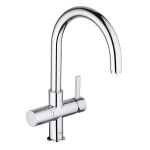 Смеситель для мойки GROHE Blue для подачи смешанной и фильтрованной воды, без фильтра, 33251000