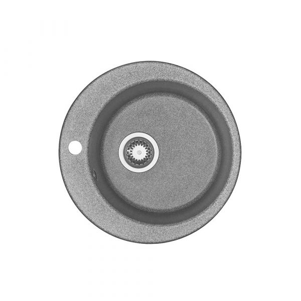 Мойка кухонная Иверия круглая серая 1A711032IV230