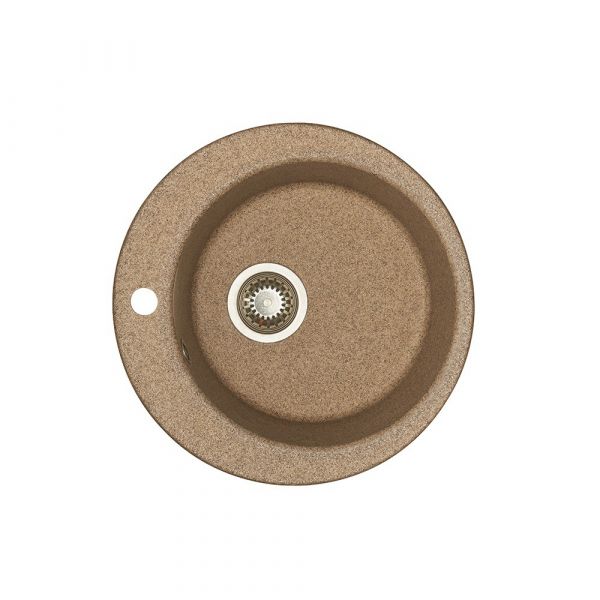 Мойка кухонная Иверия круглая терракот 1A711032IV270
