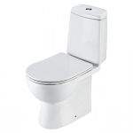 Унитаз-компакт Остин с прямым выпуском slim + softclose 1WH302419 Santek
