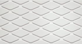 Плитка настенная керамическая 3D White Rhombus Matt/3Д Вайт Ромбус Матт