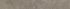 Бордюр напольный из керамогранита Drift Light Grey Listello 7,2x60