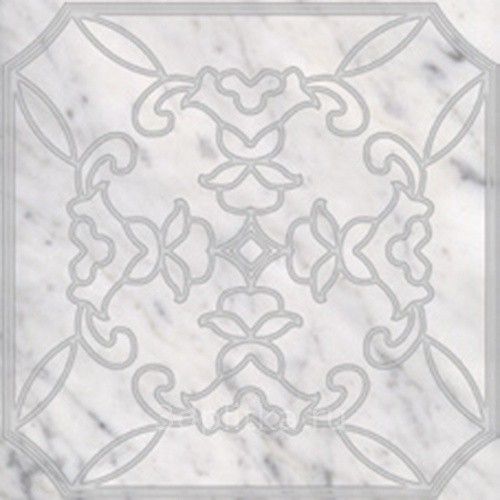 Вставка из керамогранита Tozz.Classico Bianco Carrara Argento