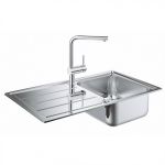 Набор: Мойка K300 45-S оборачиваемая и смеситель для кухни GROHE Eurosmart (31565SD0)