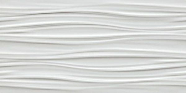 Плитка настенная керамическая 8SBW 3D RIBBON WHITE MATT