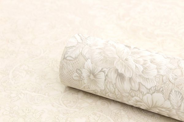 Обои 4531-2 Erismann-R Profi Deco 11 флизелиновые горячего тиснения Эвелина цветы светло бежевый