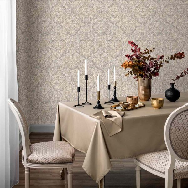 Обои 4599-3 Erismann-R Profi Deco 13 флизелиновые горячего тиснения Парадиз песочный