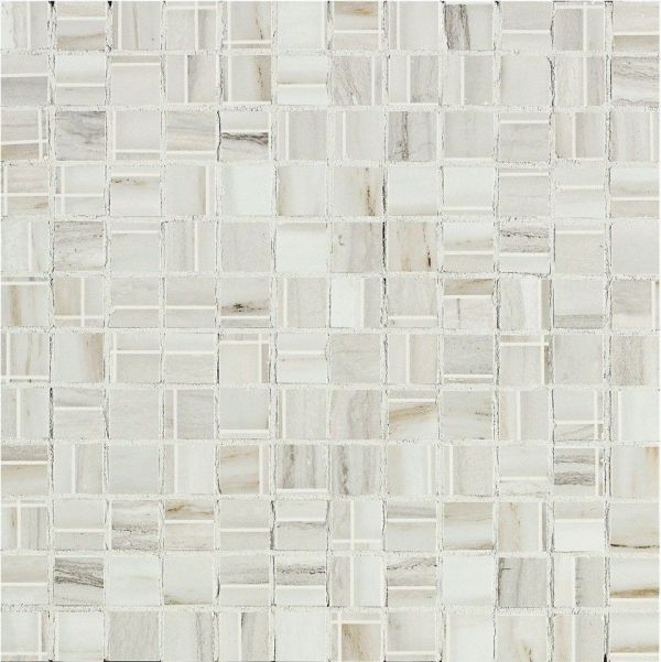 Мозаика из керамогранита Mosaico White 30