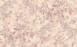 Обои 60063-05 Erismann-R Nicole флизелиновые горячего тиснения цветы бежевые