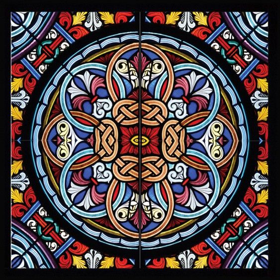 Керамогранит Glass multi border 01