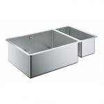 Мойка Grohe K700U  80-S  из нержавеющей стали, 1,5 чаши, левая (31575SD0)