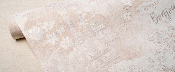 Обои 888902 Victoria Stenova флизелиновые горячего тиснения Bonjour Бонжур бежевый