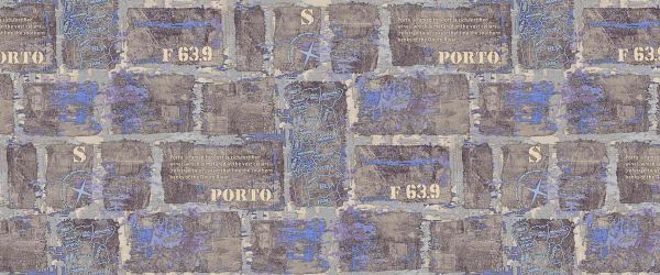 Обои 889718 Victoria Stenova флизелиновые горячего тиснения Porto Порто темно-коричневый