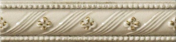 Бордюр из керамогранита RIALTO Tortora Floreale Painted Listello G300080