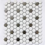 Плитка мозаика Bonaparte Babylon Silver matt