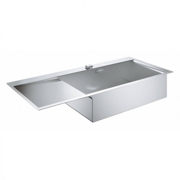 Мойка кухонная Grohe K1000 80-S из нержавеющей стали, правая