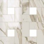 Декор напольный из керамогранита S.M. Calacatta Gold Mosaic Lap / С.М. Калакатта Голд Мозаика Лаппато