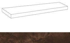 Ступень из керамогранита Thesis Moka Scalino Angolare Sx/Тезис Мока 60 Угл.Лев