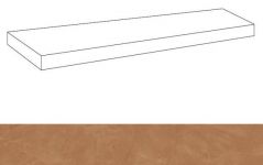 Ступень из керамогранита Thesis Senape Scalino Angolare Sx/Тезис Сенапе 60 Угл.Лев