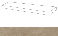 Ступень из керамогранита Thesis Sand Scalino Angolare Dx/Тезис Сэнд 60 Угл.Пр