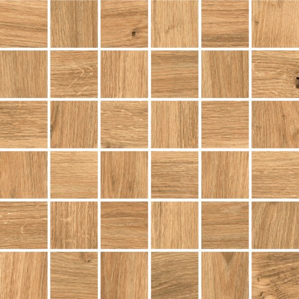 Мозаика из керамогранита Woodhouse коричневый WS6O116