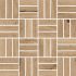 Мозаика из керамогранита Woodhouse темно-бежевый  WS6O156